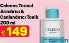 CELENES TERMAL ARINDIRICI & CANLANDIRICI TONİK 200 ML